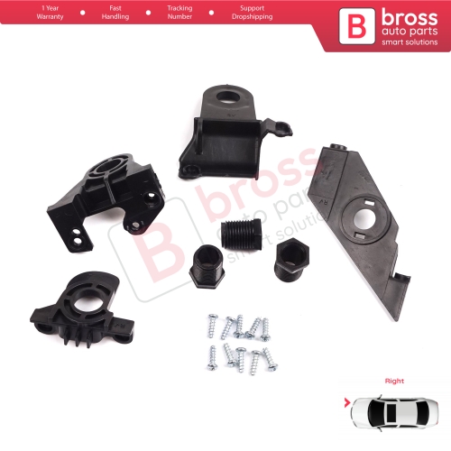 Headlight Holder Mount Repair Bracket Tab Set Right Side for VW Passat 3C B7 362 365 2011-2014 3AA998226