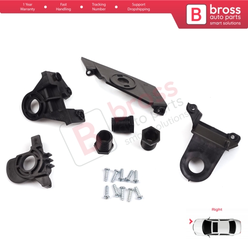 Headlight Holder Mount Repair Bracket Tab Set Right Side for VW Passat 3C B7 362 365 2011-2014 3AA998226