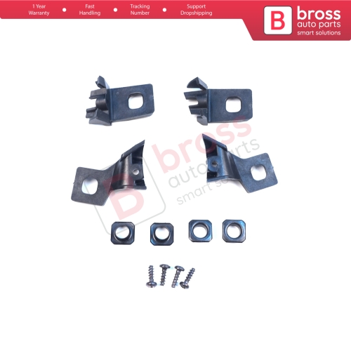 Headlight Holder Mount Repair Bracket Tab Set Left Right Side for VW Polo MK3 MK4 6N 9N 1994-2008 6Q0998225 6Q0998226