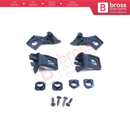 Headlight Holder Mount Repair Bracket Tab Set Left Right Side for VW Polo MK3 MK4 6N 9N 1994-2008 6Q0998225 6Q0998226