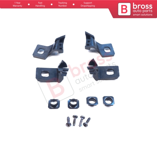 Headlight Holder Mount Repair Bracket Tab Set Left Right Side for VW Polo MK3 MK4 6N 9N 1994-2008 6Q0998225 6Q0998226