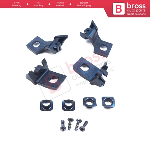 Headlight Holder Mount Repair Bracket Tab Set Left Right Side for VW Polo MK3 MK4 6N 9N 1994-2008 6Q0998225 6Q0998226