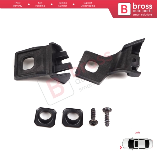 Headlight Holder Mount Repair Bracket Tab Set Left Side for VW Polo MK3 MK4 6N 9N 1994-2008 6Q0998225