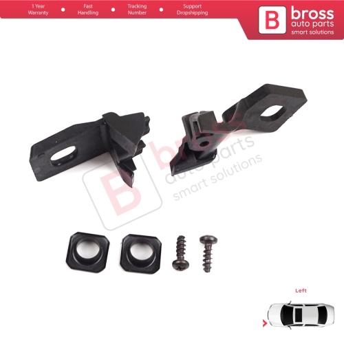 Headlight Holder Mount Repair Bracket Tab Set Left Side for VW Polo MK3 MK4 6N 9N 1994-2008 6Q0998225