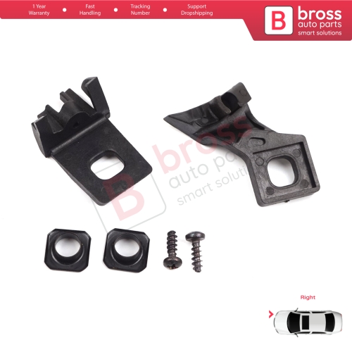 Headlight Holder Mount Repair Bracket Tab Set Right Side for VW Polo MK3 MK4 6N 9N 1994-2008 6Q0998226