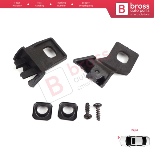 Headlight Holder Mount Repair Bracket Tab Set Right Side for VW Polo MK3 MK4 6N 9N 1994-2008 6Q0998226