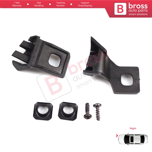 Headlight Holder Mount Repair Bracket Tab Set Right Side for VW Polo MK3 MK4 6N 9N 1994-2008 6Q0998226
