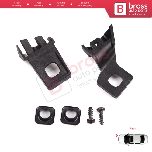 Headlight Holder Mount Repair Bracket Tab Set Right Side for VW Polo MK3 MK4 6N 9N 1994-2008 6Q0998226