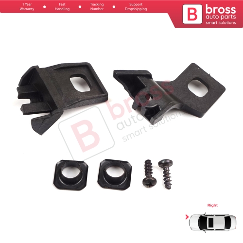 Headlight Holder Mount Repair Bracket Tab Set Right Side for VW Polo MK3 MK4 6N 9N 1994-2008 6Q0998226