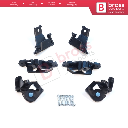Headlight Holder Mount Repair Bracket Tab Set Left Right Side for Peugeot 308 MK1 HB SW CC RCZ 408 T7 6212E3 6212E4
