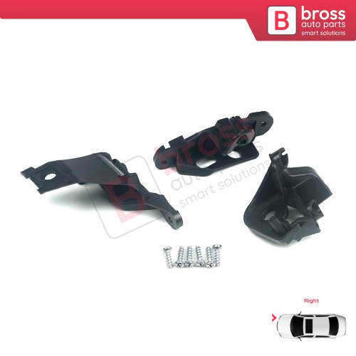 Headlight Holder Mount Repair Bracket Tab Set Right Side for Peugeot 308 MK1 HB SW CC RCZ 408 T7 6212E4