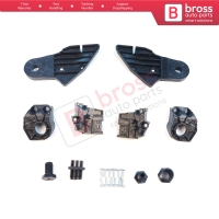 Headlight Holder Mount Repair Bracket Tab Set Left Right Side for Mercedes C Class W204 S204 C204 2007-2014 CL203 A2048201114 A2048201214