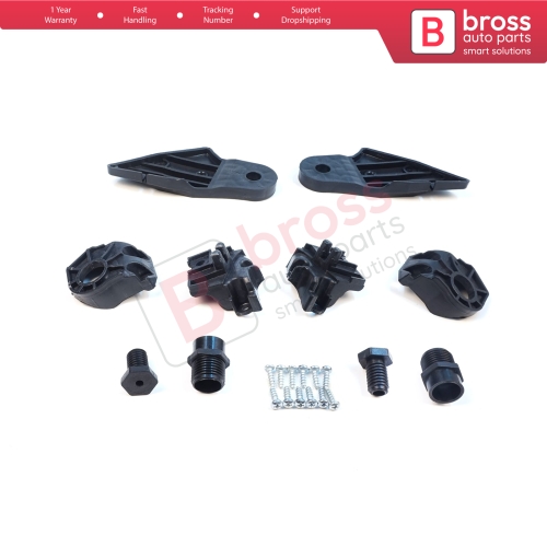 Headlight Holder Mount Repair Bracket Tab Set Left Right Side for Mercedes C Class W204 S204 C204 2007-2014 CL203 A2048201114 A2048201214