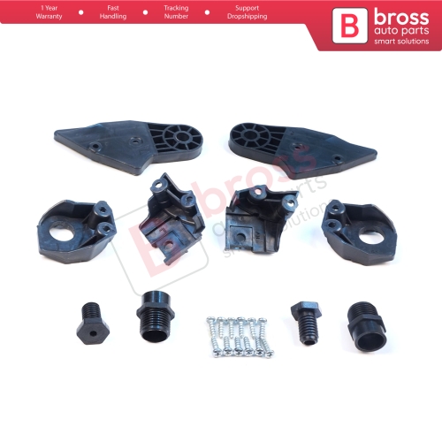 Headlight Holder Mount Repair Bracket Tab Set Left Right Side for Mercedes C Class W204 S204 C204 2007-2014 CL203 A2048201114 A2048201214