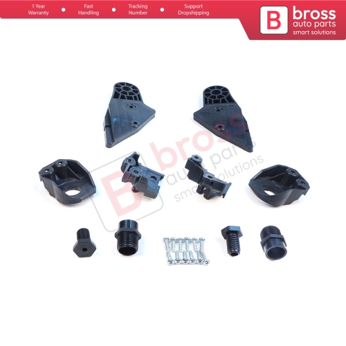 Headlight Holder Mount Repair Bracket Tab Set Left Right Side for Mercedes C Class W204 S204 C204 2007-2014 CL203 A2048201114 A2048201214