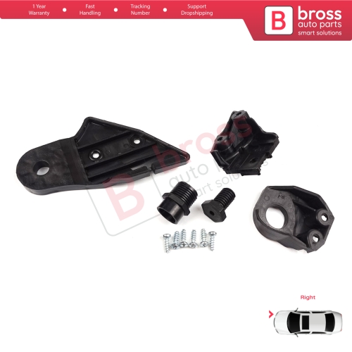 Headlight Holder Mount Repair Bracket Tab Set Right Side for Mercedes C Class W204 S204 C204 2007-2014 CL203 A2048201214