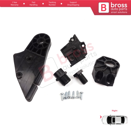 Headlight Holder Mount Repair Bracket Tab Set Right Side for Mercedes C Class W204 S204 C204 2007-2014 CL203 A2048201214