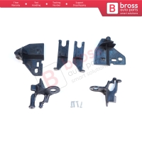 Headlight Holder Mount Repair Bracket Tab Set Left Right Side for Renault Clio MK4 BH KH Estate HB Van 2012-2020 260603442R 260106624R