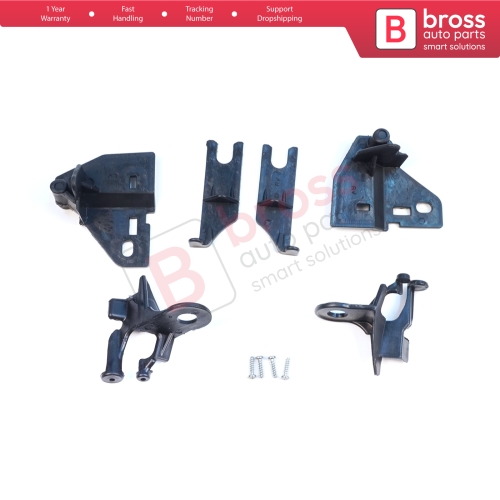 Headlight Holder Mount Repair Bracket Tab Set Left Right Side for Renault Clio MK4 BH KH Estate HB Van 2012-2020 260603442R 260106624R
