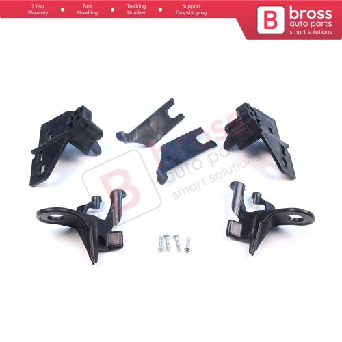 Headlight Holder Mount Repair Bracket Tab Set Left Right Side for Renault Clio MK4 BH KH Estate HB Van 2012-2020 260603442R 260106624R