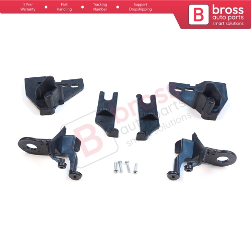 Headlight Holder Mount Repair Bracket Tab Set Left Right Side for Renault Clio MK4 BH KH Estate HB Van 2012-2020 260603442R 260106624R