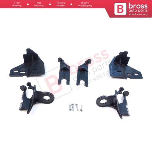 Headlight Holder Mount Repair Bracket Tab Set Left Right Side for Renault Clio MK4 BH KH Estate HB Van 2012-2020 260603442R 260106624R