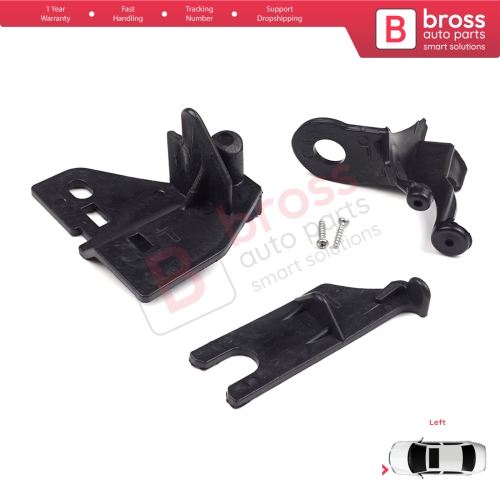 Headlight Holder Mount Repair Bracket Tab Set Left Side for Renault Clio MK4 BH KH Estate HB Van 2012-2020 260603442R