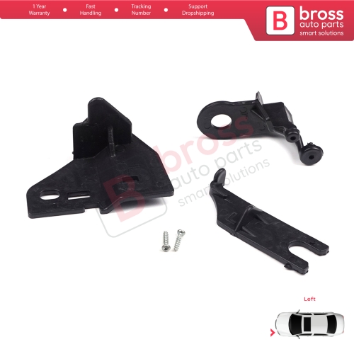 Headlight Holder Mount Repair Bracket Tab Set Left Side for Renault Clio MK4 BH KH Estate HB Van 2012-2020 260603442R