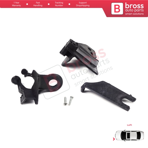 Headlight Holder Mount Repair Bracket Tab Set Left Side for Renault Clio MK4 BH KH Estate HB Van 2012-2020 260603442R