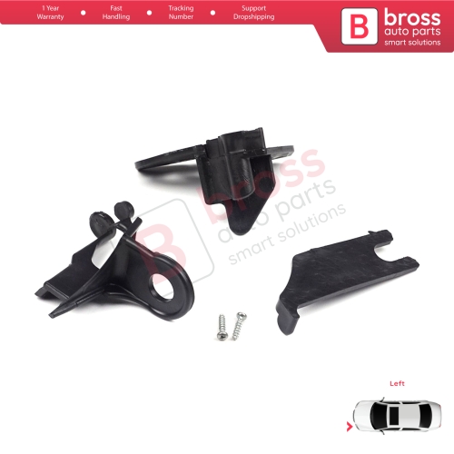 Headlight Holder Mount Repair Bracket Tab Set Left Side for Renault Clio MK4 BH KH Estate HB Van 2012-2020 260603442R