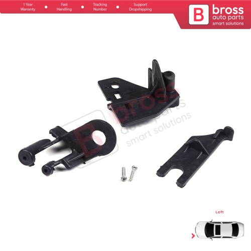 Headlight Holder Mount Repair Bracket Tab Set Left Side for Renault Clio MK4 BH KH Estate HB Van 2012-2020 260603442R