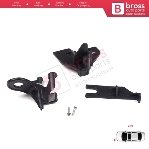 Headlight Holder Mount Repair Bracket Tab Set Left Side for Renault Clio MK4 BH KH Estate HB Van 2012-2020 260603442R