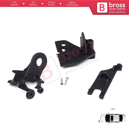 Headlight Holder Mount Repair Bracket Tab Set Left Side for Renault Clio MK4 BH KH Estate HB Van 2012-2020 260603442R