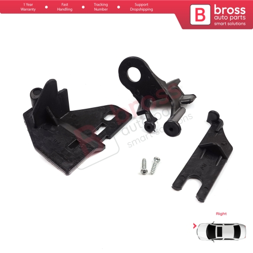 Headlight Holder Mount Repair Bracket Tab Set Right Side for Renault Clio MK4 BH KH Estate HB Van 2012-2020 260106624R