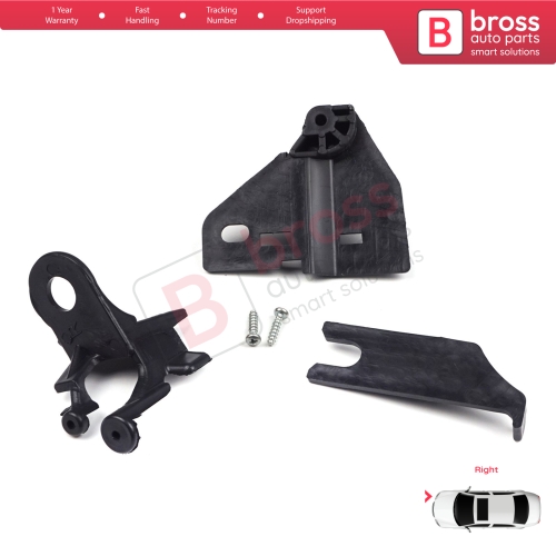 Headlight Holder Mount Repair Bracket Tab Set Right Side for Renault Clio MK4 BH KH Estate HB Van 2012-2020 260106624R