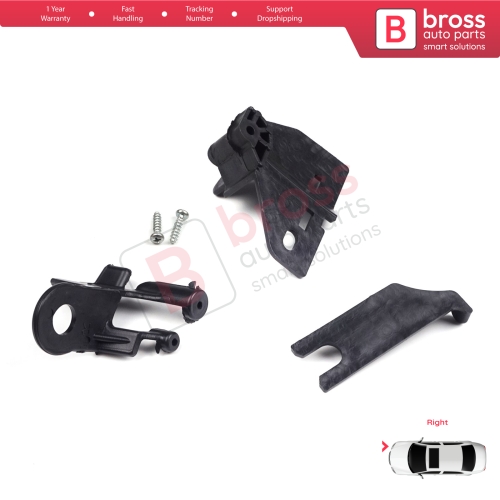 Headlight Holder Mount Repair Bracket Tab Set Right Side for Renault Clio MK4 BH KH Estate HB Van 2012-2020 260106624R