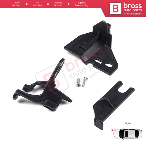 Headlight Holder Mount Repair Bracket Tab Set Right Side for Renault Clio MK4 BH KH Estate HB Van 2012-2020 260106624R