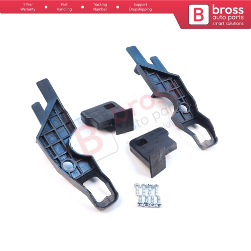 Headlight Holder Mount Repair Bracket Tab Set Left Right Side for Peugeot 301 2012-2017 Pre-Facelift 9675139480 9675138980