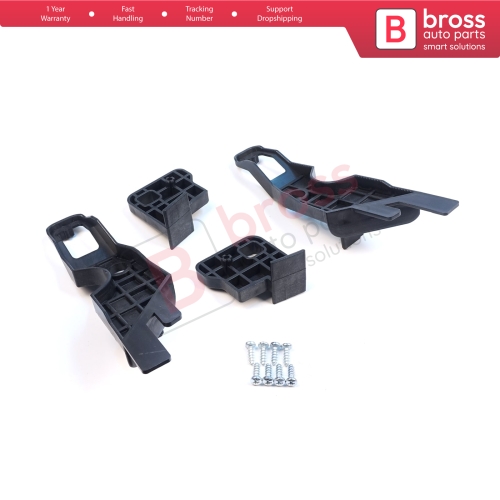 Headlight Holder Mount Repair Bracket Tab Set Left Right Side for Peugeot 301 2012-2017 Pre-Facelift 9675139480 9675138980