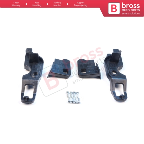 Headlight Holder Mount Repair Bracket Tab Set Left Right Side for Peugeot 301 2012-2017 Pre-Facelift 9675139480 9675138980