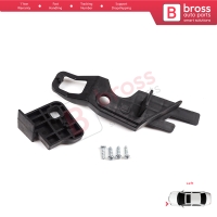 Headlight Holder Mount Repair Bracket Tab Set Left Side for Peugeot 301 2012-2017 Pre-Facelift 9675139480
