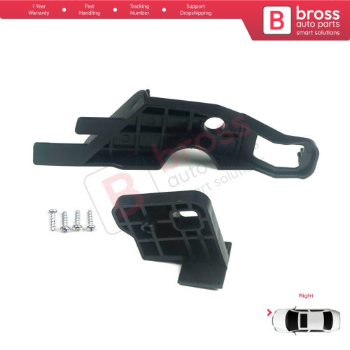 Headlight Holder Mount Repair Bracket Tab Set Right Side for Peugeot 301 2012-On 9675138980