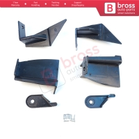 Headlight Holder Mount Repair Bracket Tab Set Left Right Side for Renault Dacia Lodgy Dokker 2012-On 260607950R 260102414R