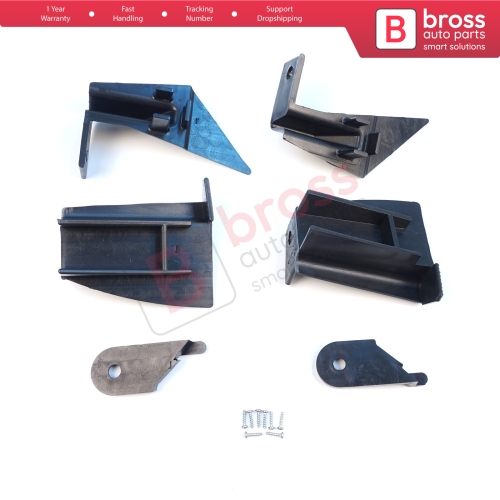 Headlight Holder Mount Repair Bracket Tab Set Left Right Side for Renault Dacia Lodgy Dokker 2012-On 260607950R 260102414R