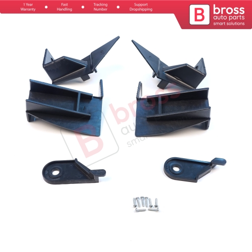 Headlight Holder Mount Repair Bracket Tab Set Left Right Side for Renault Dacia Lodgy Dokker 2012-On 260607950R 260102414R