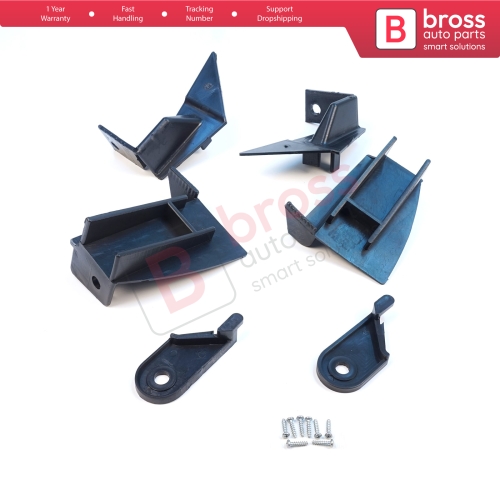 Headlight Holder Mount Repair Bracket Tab Set Left Right Side for Renault Dacia Lodgy Dokker 2012-On 260607950R 260102414R