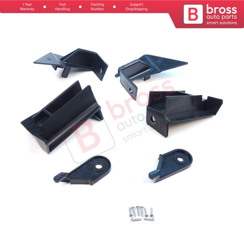 Headlight Holder Mount Repair Bracket Tab Set Left Right Side for Renault Dacia Lodgy Dokker 2012-On 260607950R 260102414R