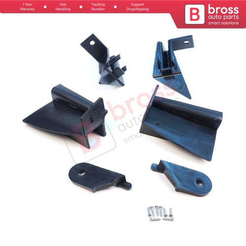 Headlight Holder Mount Repair Bracket Tab Set Left Right Side for Renault Dacia Lodgy Dokker 2012-On 260607950R 260102414R