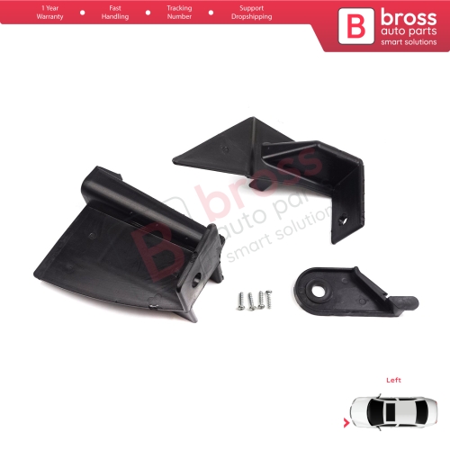 Headlight Holder Mount Repair Bracket Tab Set Left Side for Renault Dacia Lodgy Dokker 2012-On 260607950R