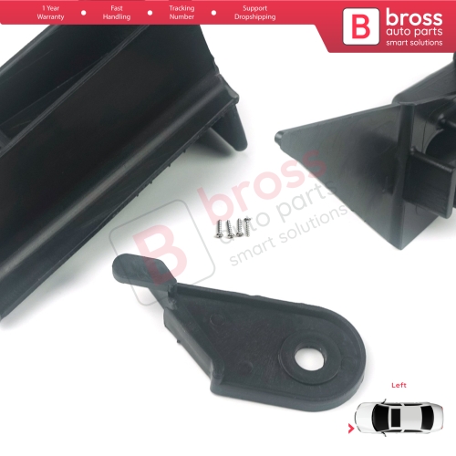 Headlight Holder Mount Repair Bracket Tab Set Left Side for Renault Dacia Lodgy Dokker 2012-On 260607950R